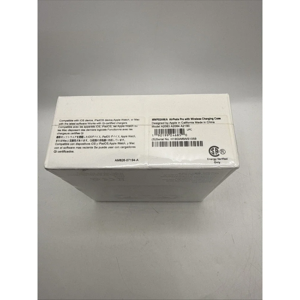 Brand NEW White Unopened Apple AirPods Pro Wireless Charge Case